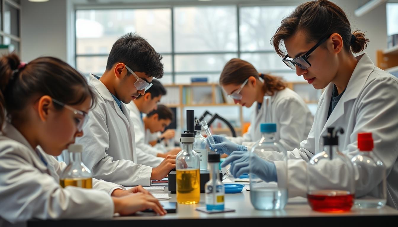 Contemporary university campus for learners